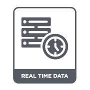 Icon: Real time data